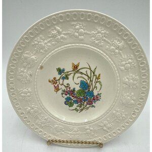 VTG Wedgwood Montreal Wellesley Dessert Plate 6.5" Victorian Floral USA
